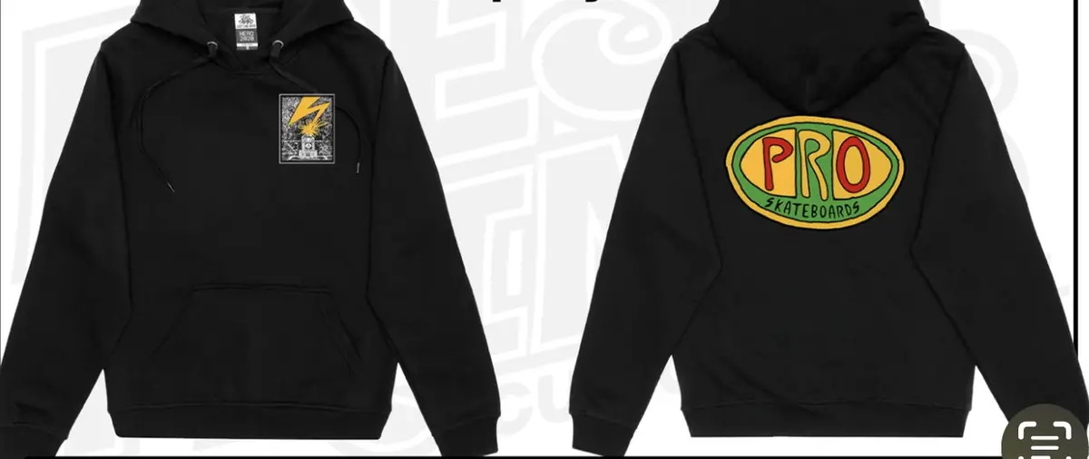 Pro Skates Bad Brains Chest Hooded Sweater - Black 1
