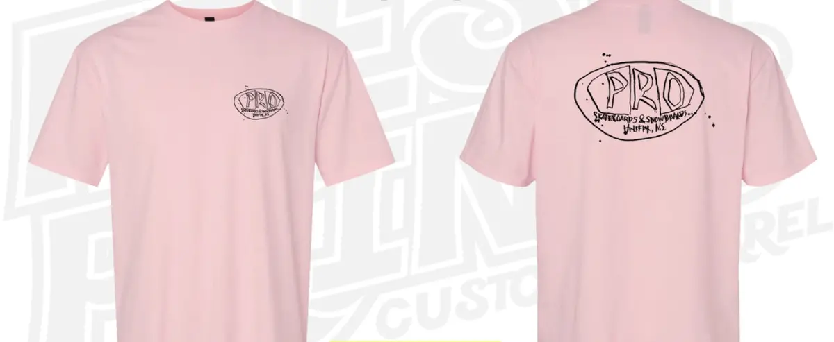 Pro Skates Josh G. Front & Back T-Shirt - Soft Pink 1