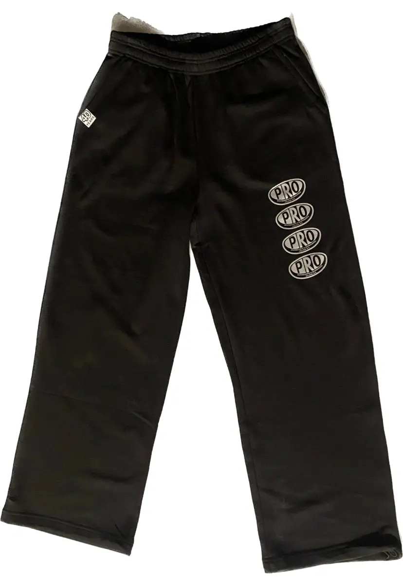 Pro Skates Proval Wide Sweat Pants - Black/Cool Grey 1