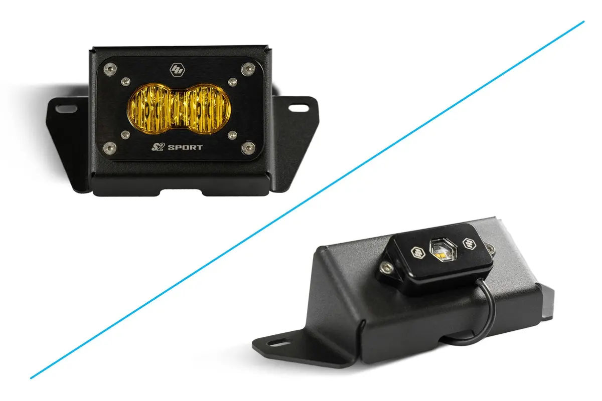 Rago Fabrication Roof Rack Light Mount - Universal Fitment 1