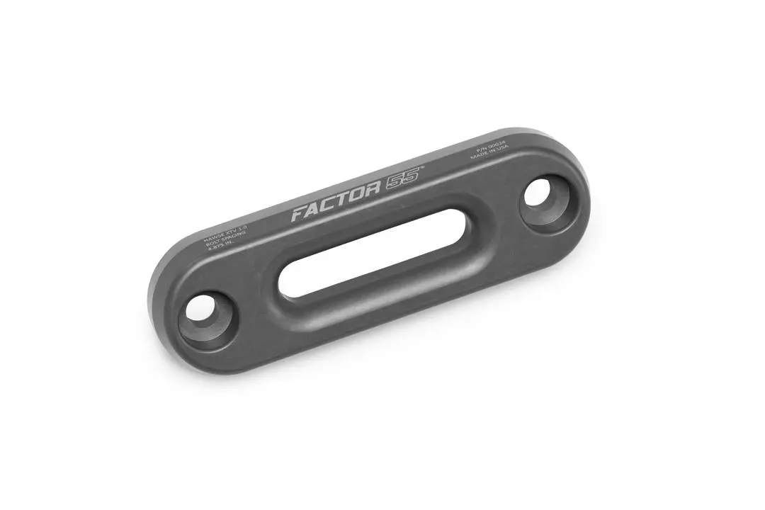 Factor 55 00024 Hawse Utv/Atv Fairlead - 6.25 In. X 1.95 In, Anodized Gray 1