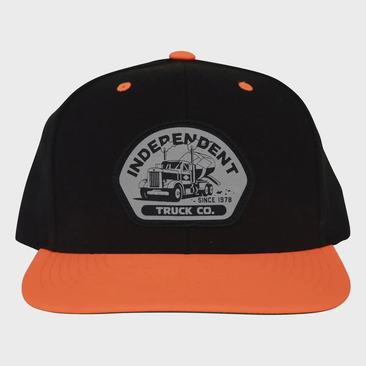 Independent Trucking Snapback Cap - Black/Neon Orange 1