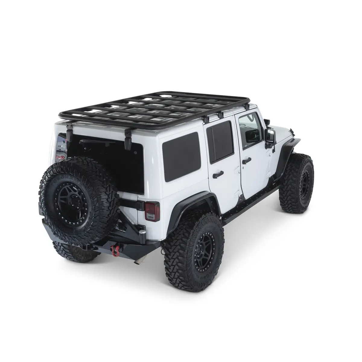 Smittybilt Defender Series Roof Rack Platform Kit For 2007-2018 Jeep Wrangler Jk (4 Door) 1