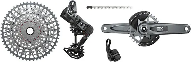 Sram Gx T-Type Eagle Transmission Groupset - 170Mm Crank, 32T Chainring, Axs Pod Controller, 10-52T Cassette, Rear Derailleur, Chain 2