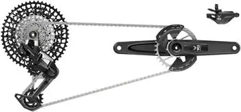 Sram Eagle 90 T-Type Groupset - 170Mm Wide Crank, 32T Chainring, Trigger Shifter, 10-52T 12-Speed Cassette, Rear Derailleur, Chain 1