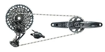 Sram Gx Eagle Groupset - 175Mm Boost Crankset, 32T, Dub, Trigger Shifter, Rear Derailleur, 12-Speed 10-52T Cassette And 12-Speed Chain 1