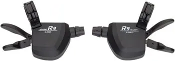 Microshift R9 Trigger Shifter Set, 9-Speed Road, Double, Shimano Compatible 1