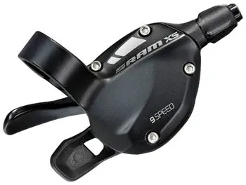 Sram X5 Trigger Shifter - Right/Rear, 9-Speed, Black 1
