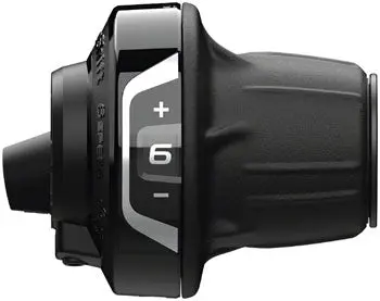 Shimano Revoshift Sl-Rv400-6R Twist Shifter - Right, 6-Speed, With Optical Gear Display 1