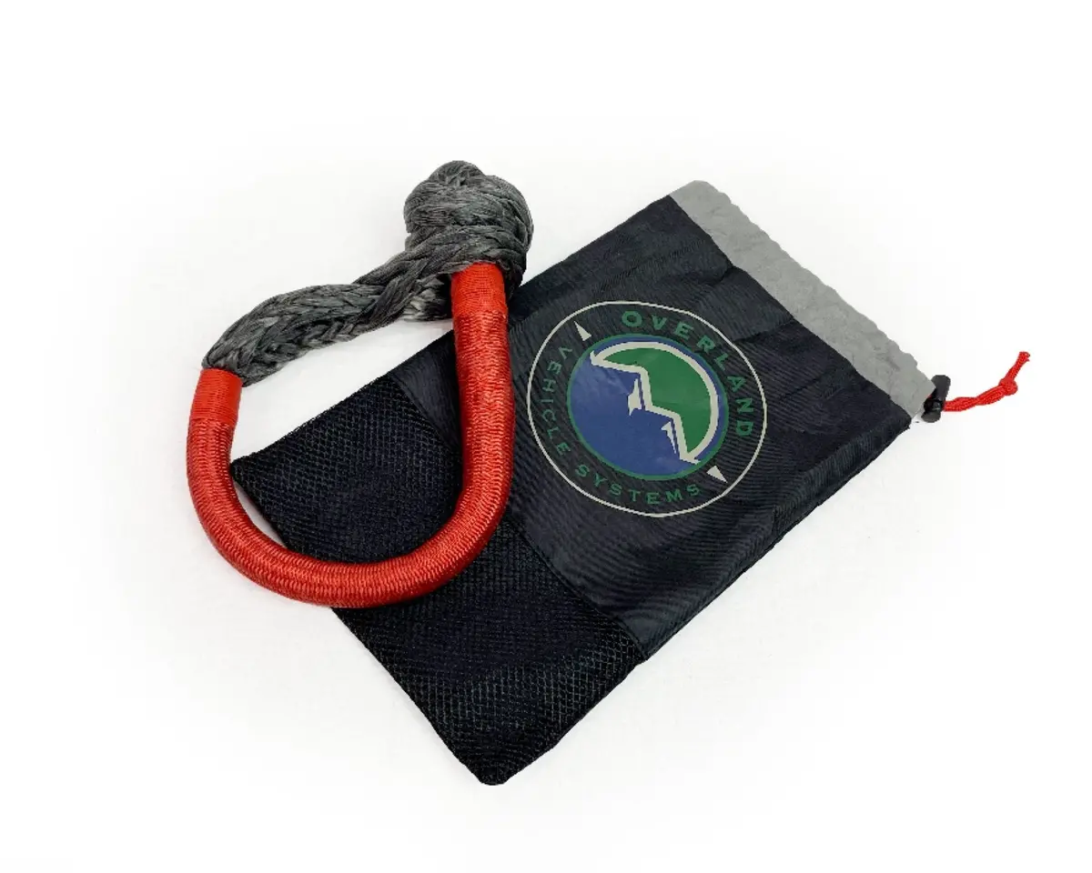 Overland Vehicle Systems 41,000 Lb. Soft Rope Shackle 7/16 In. With Bag - Recon Recovery 1