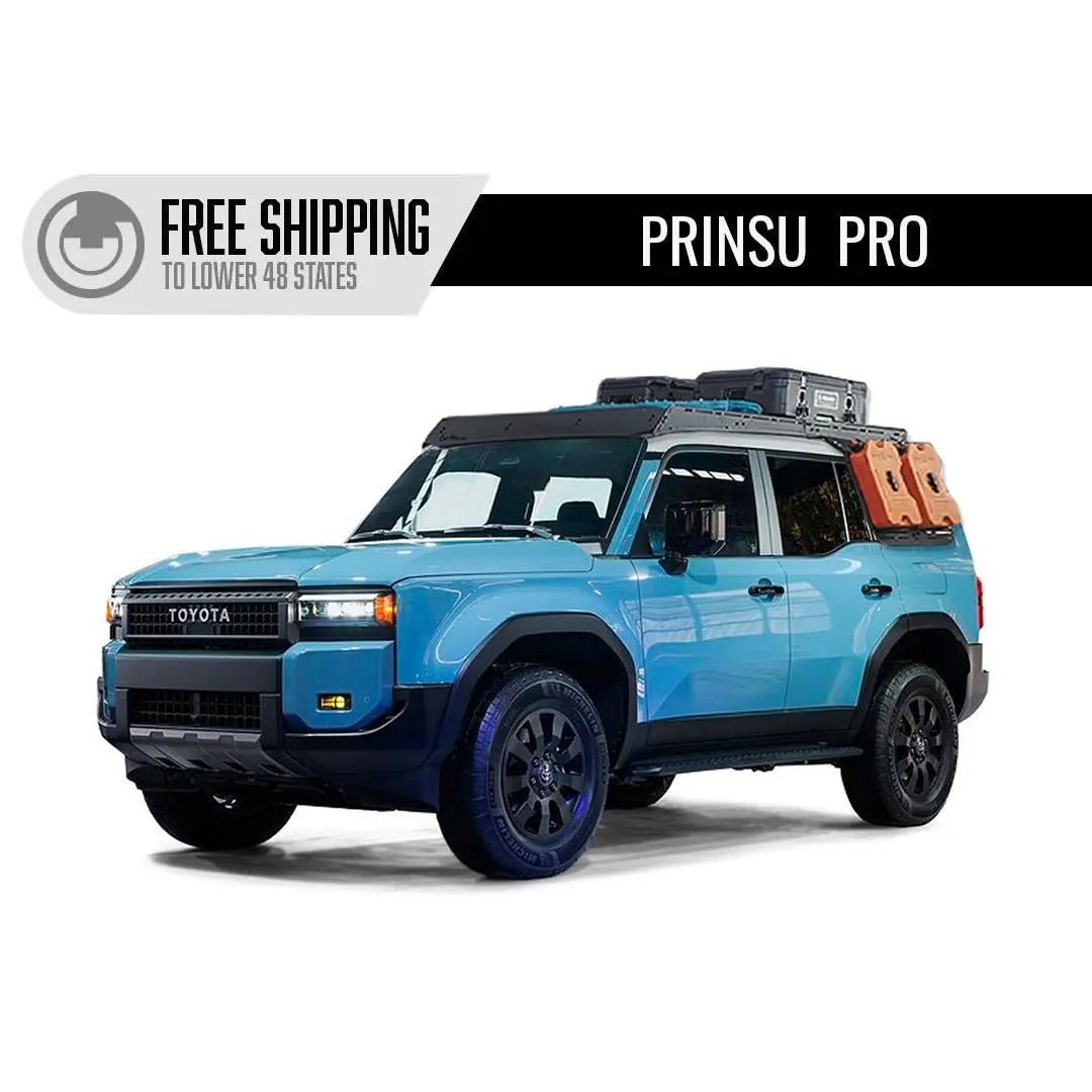 Prinsu Pro Series Low Profile Roof Rack For 2024 Landcruiser 250 Series - Recon Recovery 1
