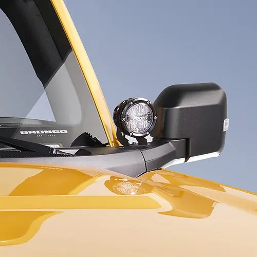Bronco Mirror Mounted Off-Road Lights 1