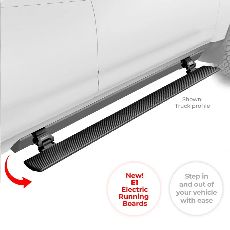 Go Rhino E1 Electric Drop Down Running Board Kit For 2015-2020 Escalade, Suburban, Tahoe, Yukon 1