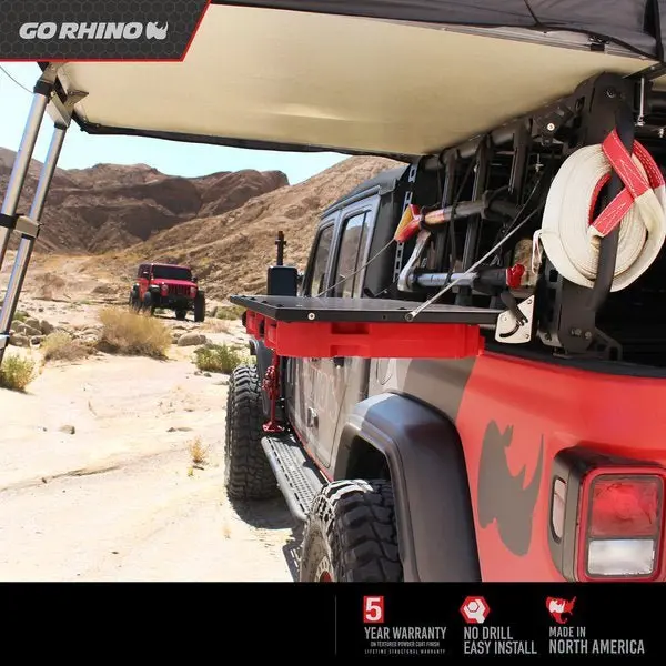 Go Rhino Xrs Overland Bed Rack & Srm Roof Rack Accessories 8
