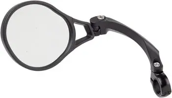 Msw Handlebar Mirror - Flat Bar, Left Side, Hd Glass Lens 1