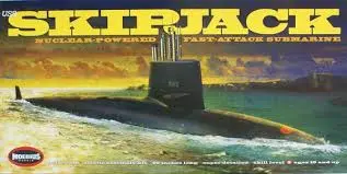 1:72 Uss Skipjack Nuclear-Powered Fast-Attack Submarine 1