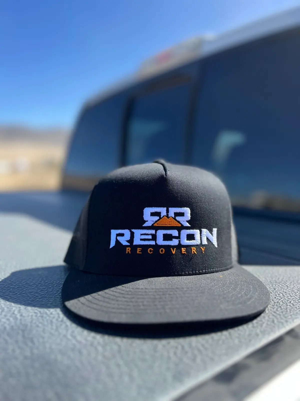 Recon Recovery Snapback Trucker Style Logo Hat 1