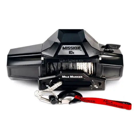 Mile Marker Mission Winch Series 10K - Covert Black 1
