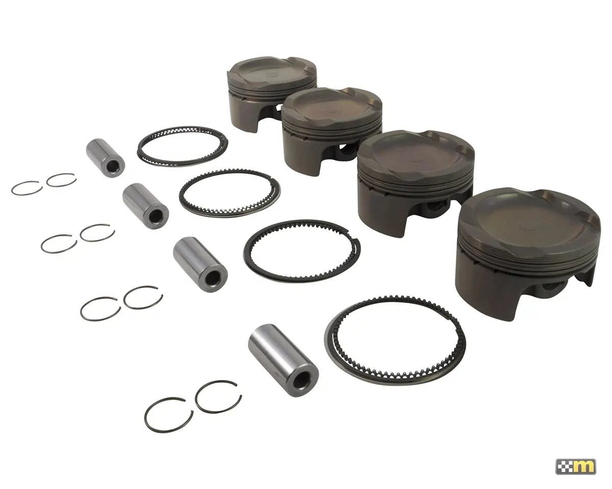 Supertech Forged Piston Set - Duratec 9:1 (2.3L) 8:1 (2.0L) 87.5Mm 1