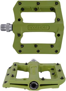 Fyxation Mesa Mp Pedals - Platform, Composite/Plastic, 9/16", Desert Sadona Green 1