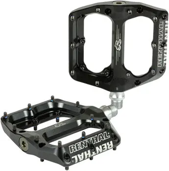 Renthal Revo-F Pedals - Platform, 9/16", Black, 100 X 104Mm 1