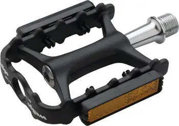 Wellgo M111 Pedals - Platform, Aluminum, 9/16", Black 1