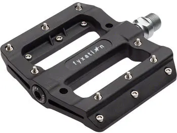 Fyxation Mesa Mp Pedals - Platform, Composite/Plastic, 9/16", Black/Silver 1