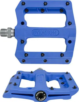 Fyxation Mesa Mp Pedals - Platform, Composite/Plastic, 9/16", Blue 1