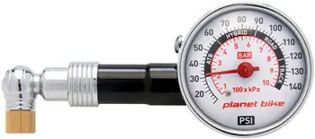 Planet Bike Dial Pressure Gauge - 140Psi 1