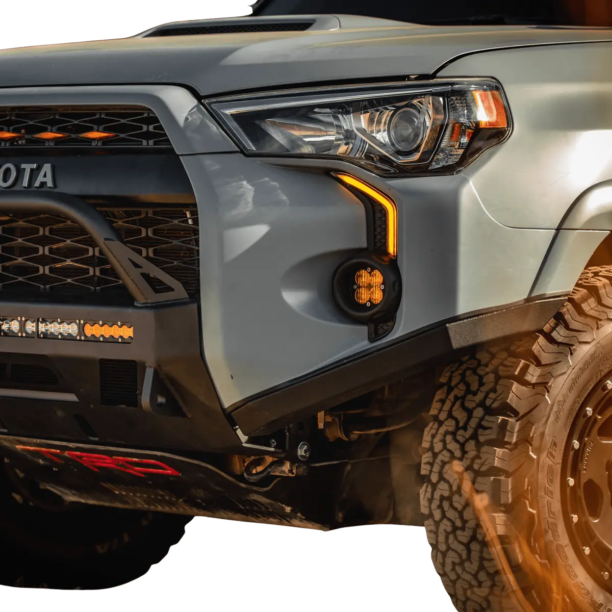 C4 Fabrication Lo Pro Bumper Wing Additions For 2014-2024 Toyota 4Runner 1