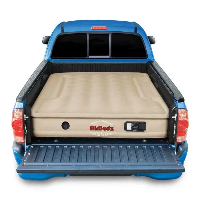 Airbedz Tan Inflatable Truck 12" Thick Bed Mattress Rechargeable Battery Air Pump - Recon Recovery 1
