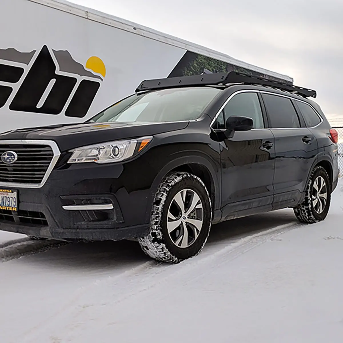 Prinsu Roof Rack For 2019-2024 Subaru Ascent- Black Powder Coat 1