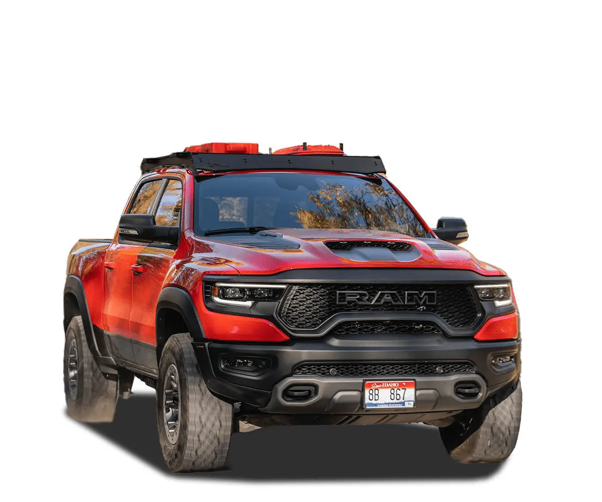 Prinsu Roof Rack For 2019-2024 Ram 1500 & Trx Crew Cab- Black Powder Coat 1