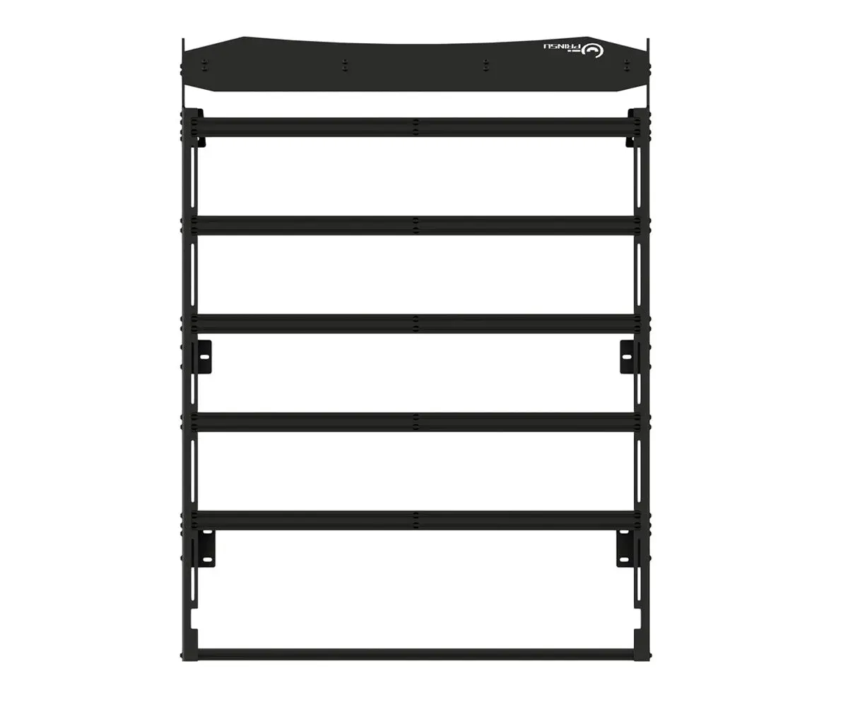 Prinsu Pro Series 1200Lbs Roof Rack For 2015-2023 Chevy Colorado - Black Powder Coat (No Drill) 1