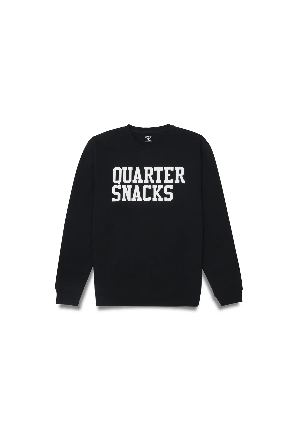 Quarter Snacks Dorm Room Crewneck Sweater - Black 1