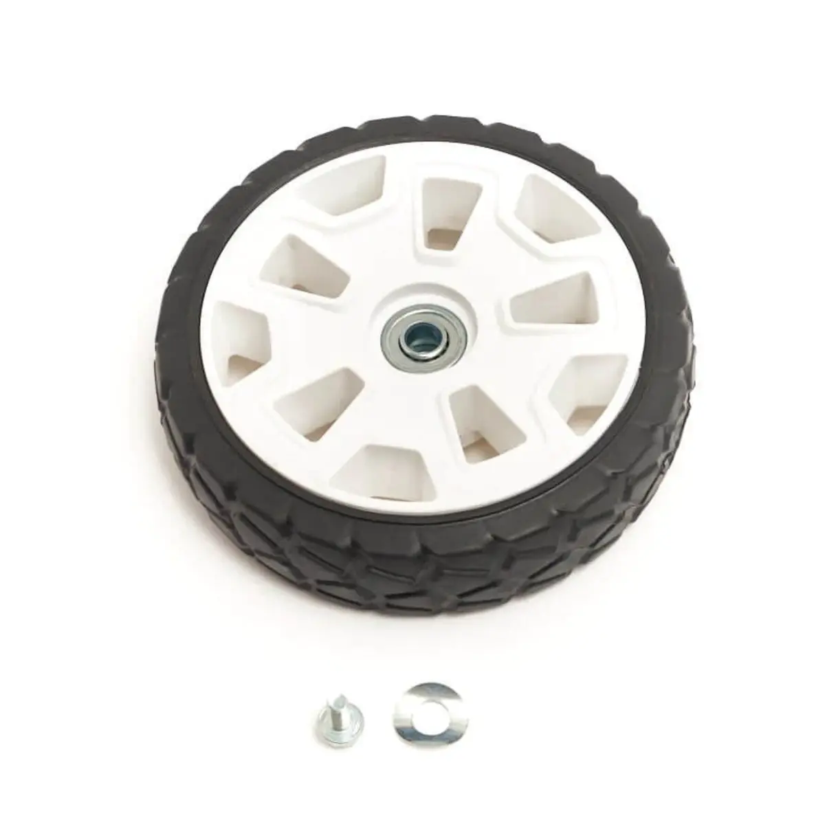 8" Right Wheel Hub (White) 1