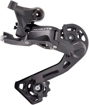 Microshift Acolyte Rear Derailleur - 8 Speed, Medium Cage, Black 1