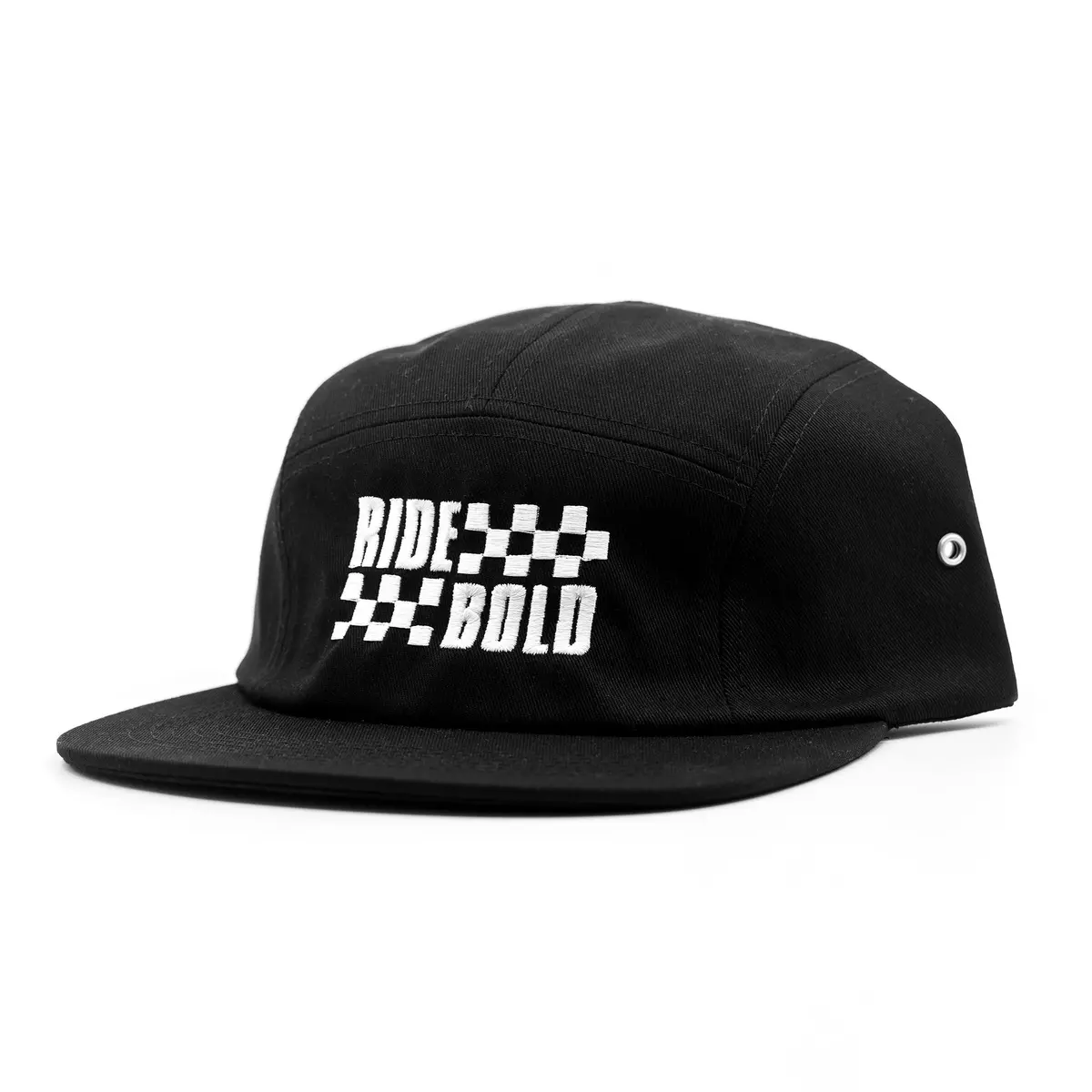 Ride Bold Checker 5 Panel Hat 1