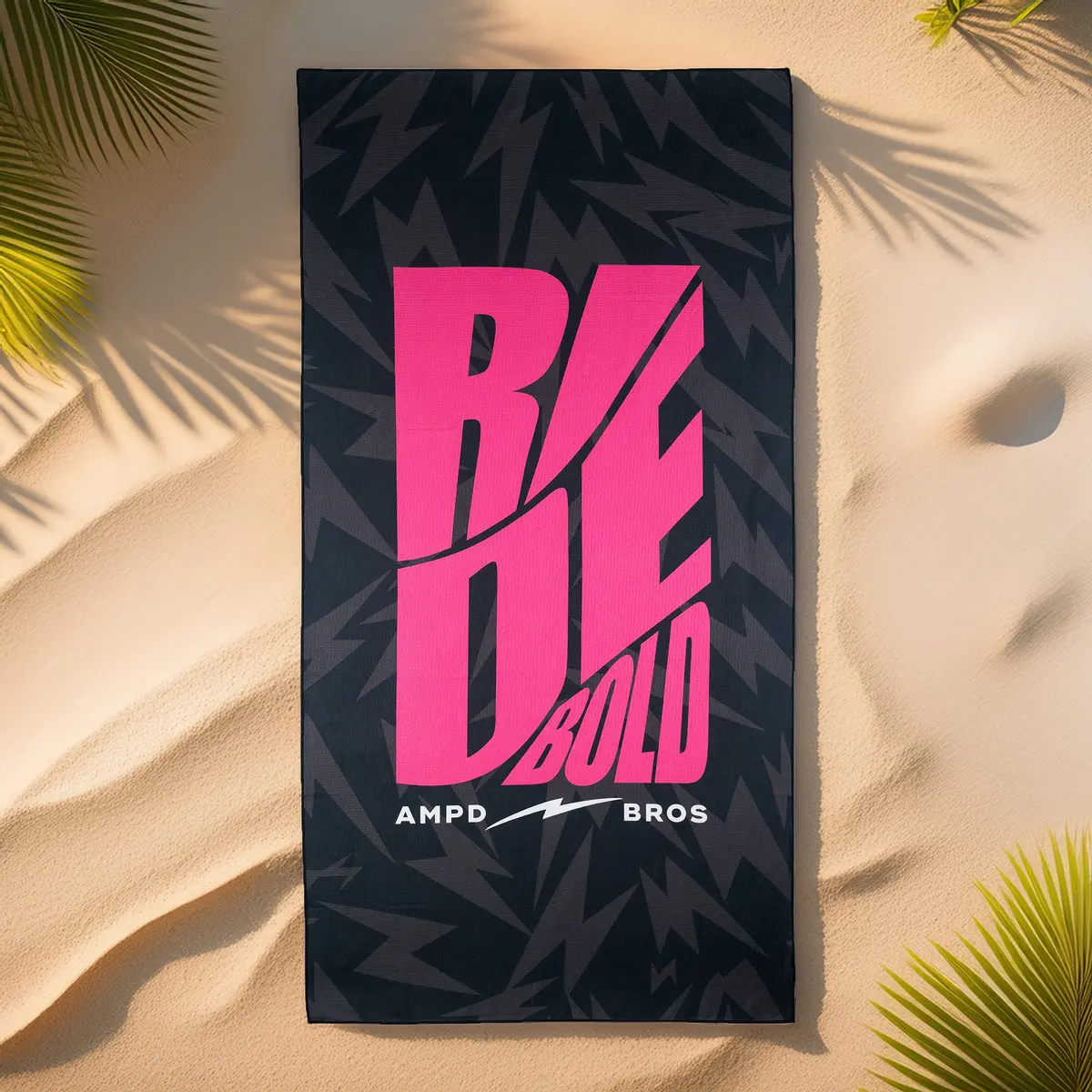 Ride Bold Waffle Beach Towel 1