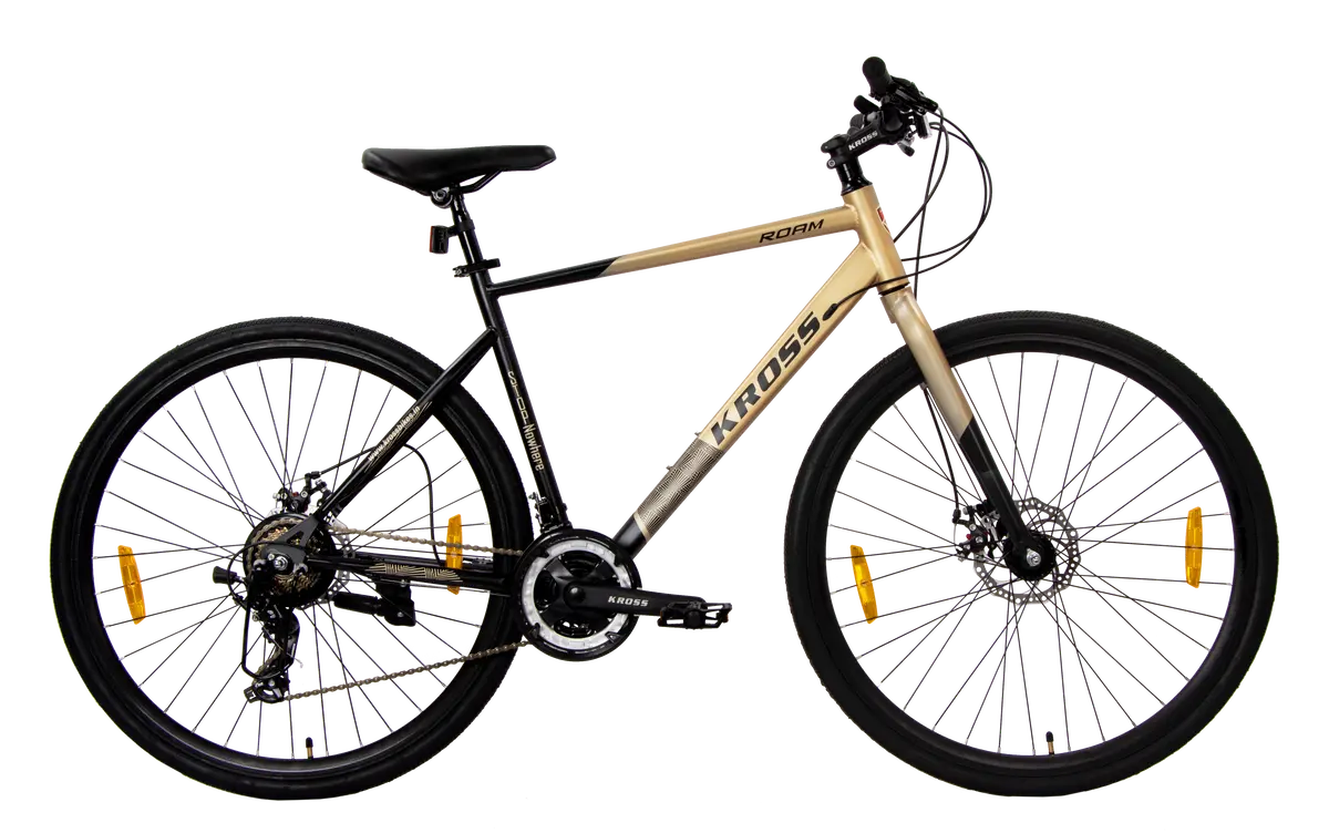 Roam 700C Ms Dd Hybrid Bicycle – 21-Speed, 19.5" Steel Frame, Mechanical Disc Brakes & Alloy Double Wall Rims 1