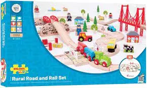 Rural Road And Rail Set 1