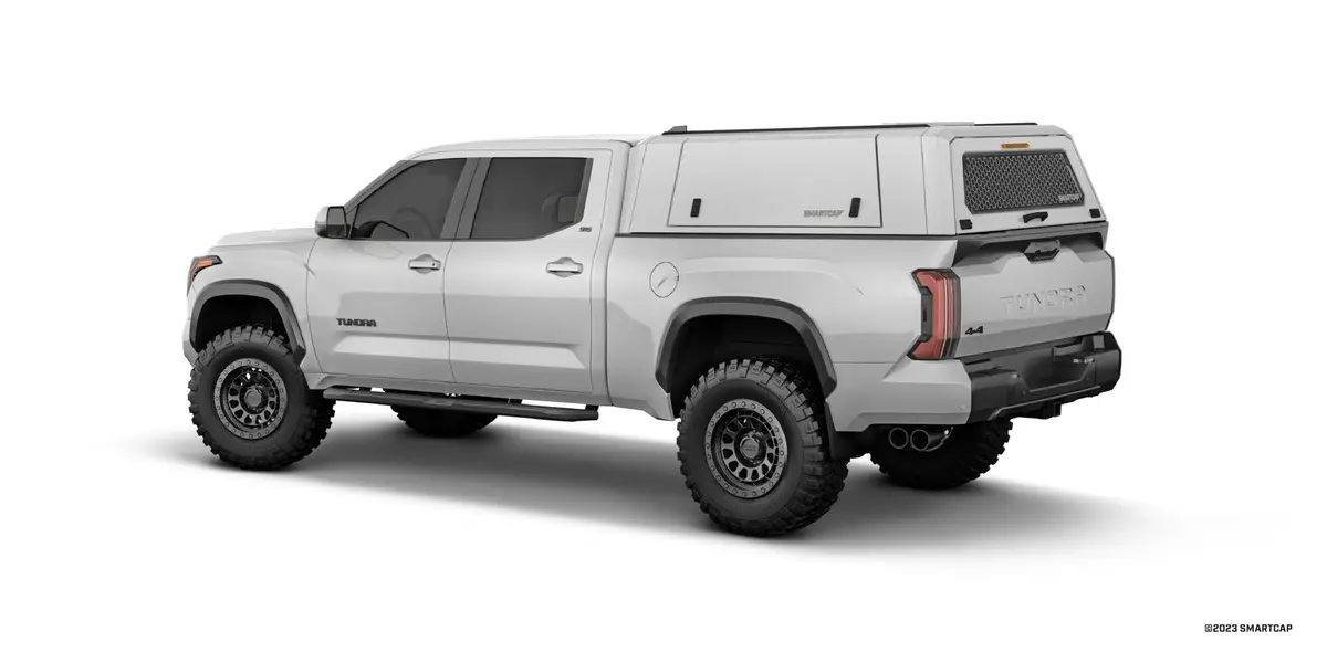 Smart Cap Evoc Oem White Bed Cap For 2022-2026 Toyota Tundra 5.5Ft Bed 1