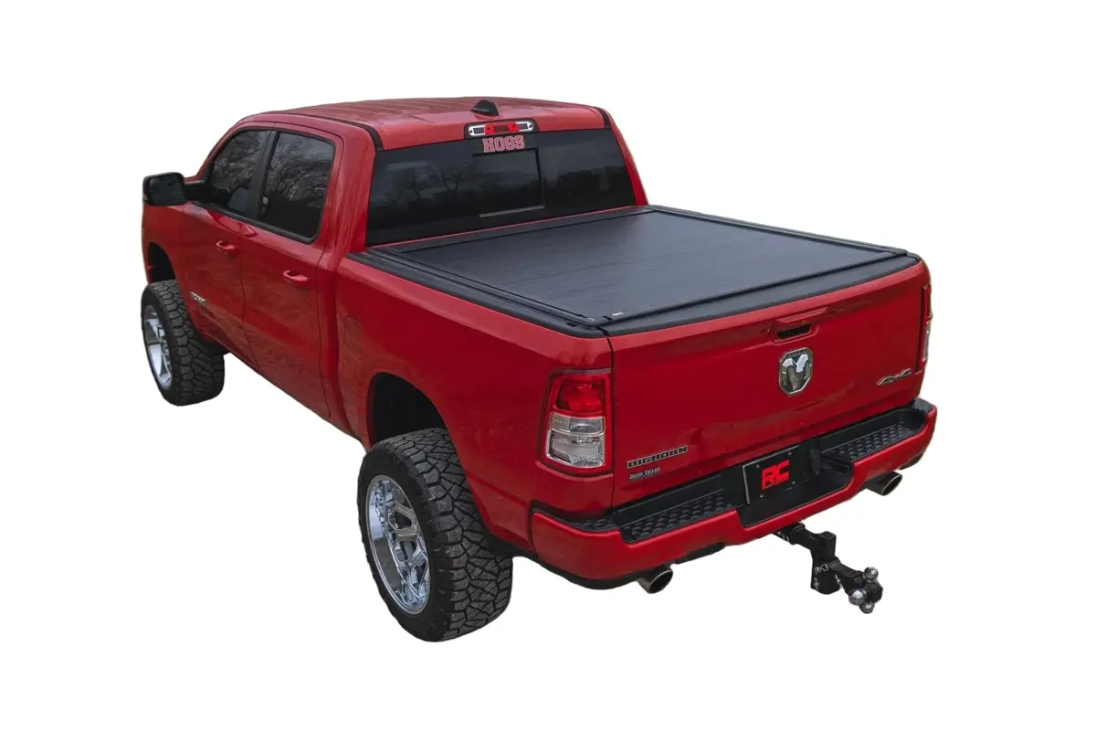 Rough Country Powered Electric Retractable Tonneau Cover For 2019-2026 Ram 1500 - 5' 7" Bed 1