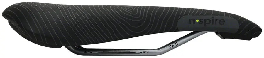 Smanie N.Spire Saddle - Chromoly, Microfiber Black, 136 1