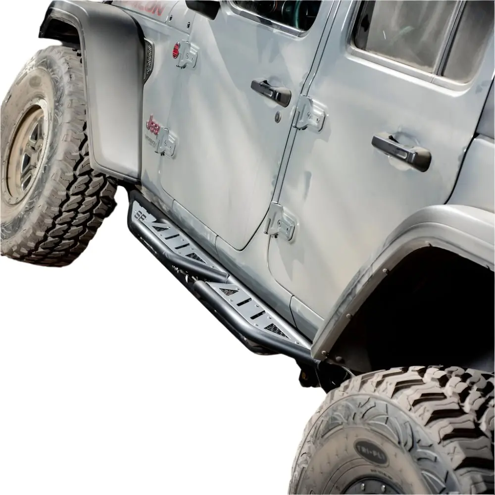 Smittybilt Apollo Sliders With Step For 2018-2025 Jeep Wrangler Jl - Recon Recovery 1
