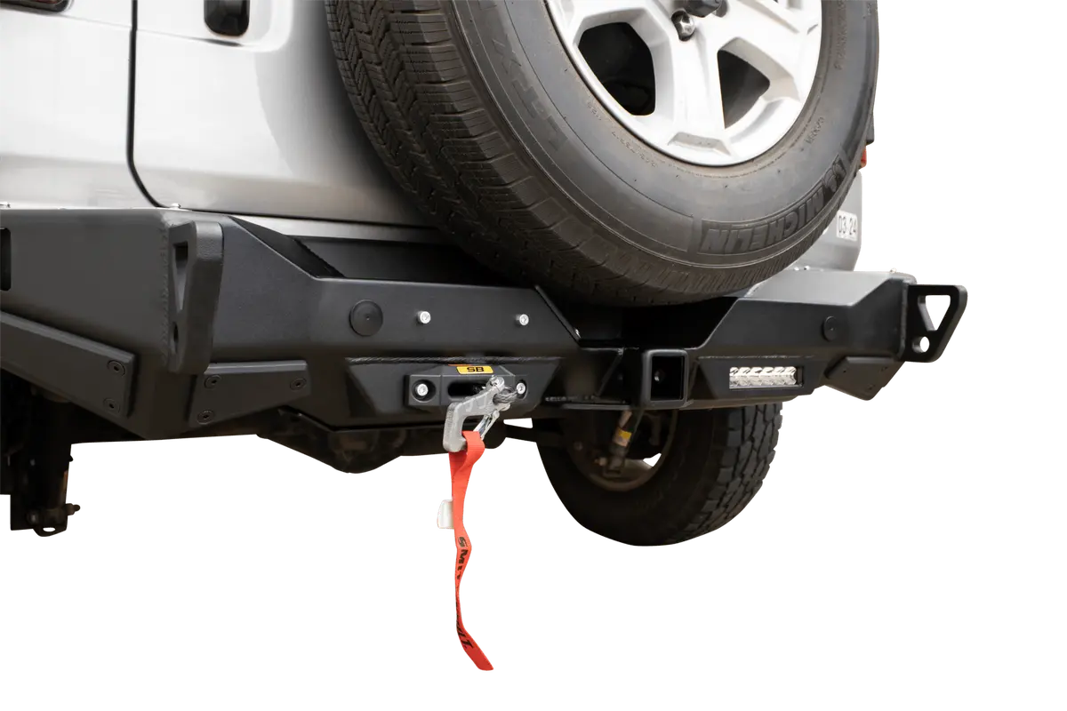 Smittybuilt Xrc Gen3 Rear Winch Bumper With Hitch For 2018+ Jeep Wrangler Jl 1