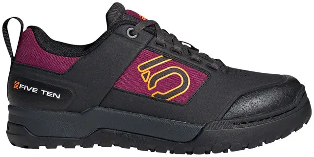 Five Ten Impact Pro Flat Shoes - Women's, Core Black / Signal Orange / Power Berry, 7.5 1
