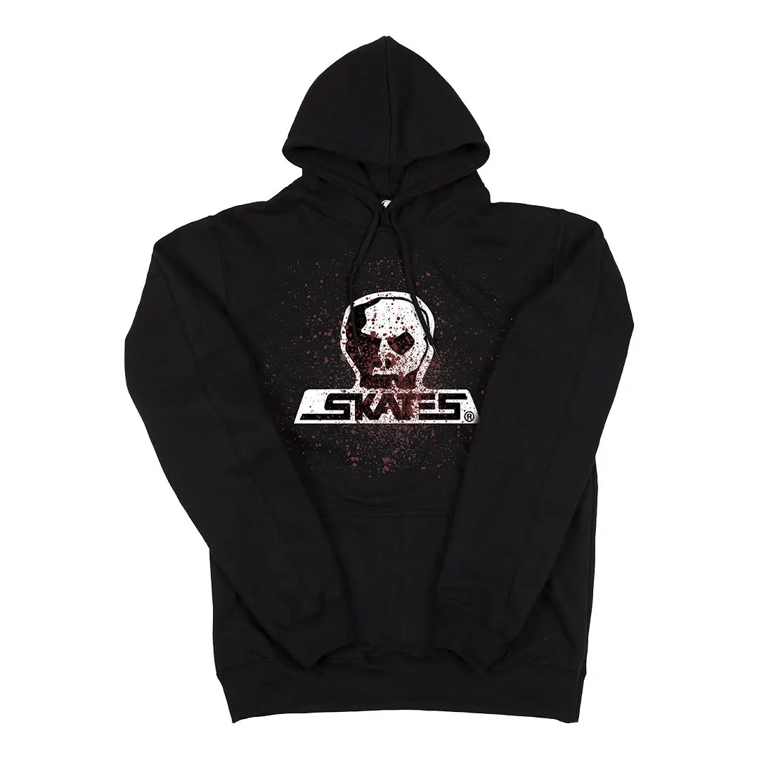 Skull Skates Skull Give Blood Hooded Sweater - Black 1