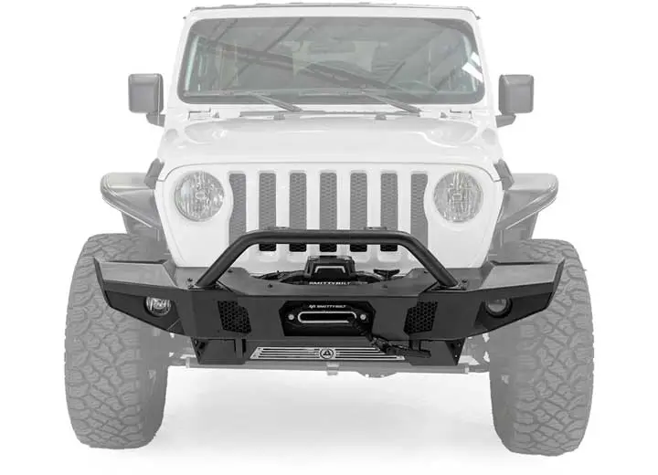 Smittybilt Atlas Full Width Front Bumper For 2018-2025 Jeep Wrangler Jl - Recon Recovery 1