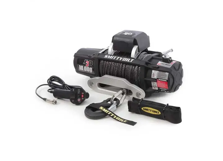 Smittybilt X2o Gen2 Waterproof 10K Synthetic Wireless Winch 6.6Hp -Recon Recovery 1